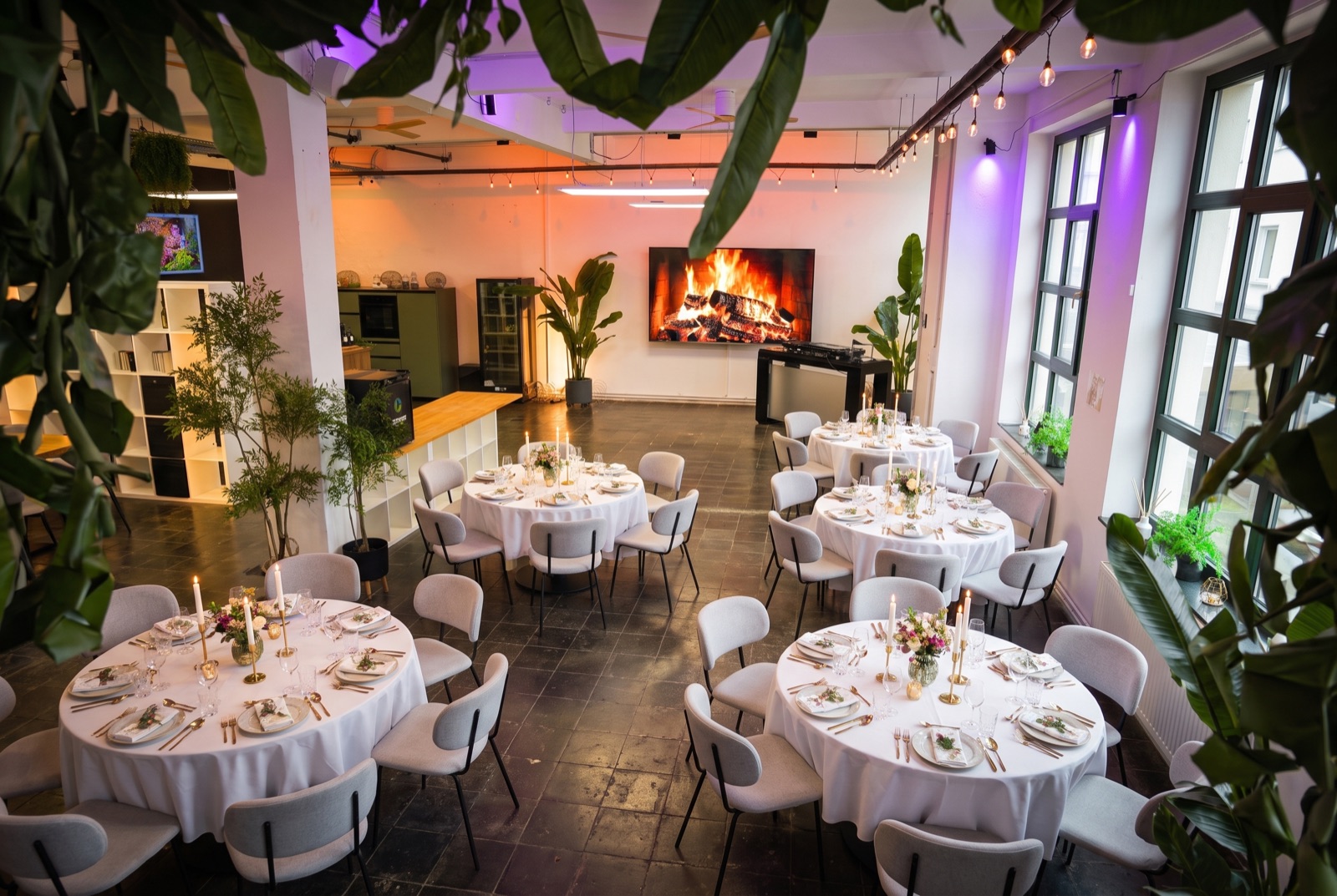 Bankett im Loft von 2Bros labs
